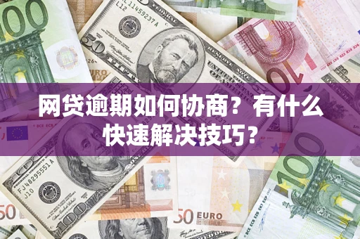武汉网贷逾期如何协商？有什么快速解决技巧？