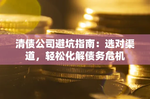 武汉清债公司避坑指南：选对渠道，轻松化解债务危机