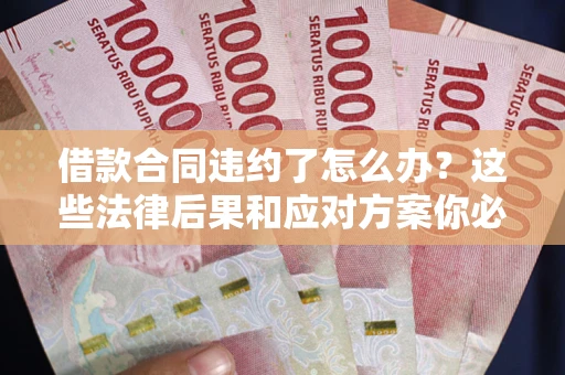 武汉借款合同违约了怎么办？这些法律后果和应对方案你必须知道