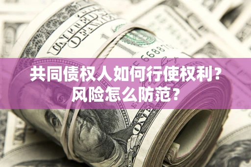 武汉共同债权人如何行使权利？风险怎么防范？