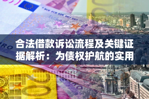 武汉合法借款诉讼流程及关键证据解析：为债权护航的实用指南