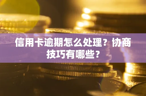 武汉信用卡逾期怎么处理？协商技巧有哪些？
