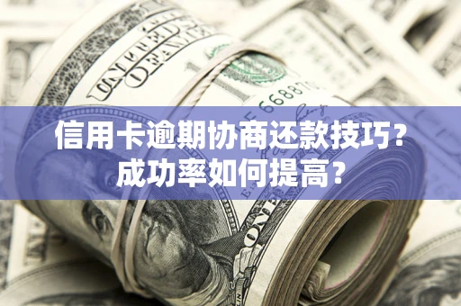 武汉信用卡逾期协商还款技巧？成功率如何提高？