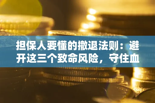 武汉担保人要懂的撤退法则：避开这三个致命风险，守住血汗钱