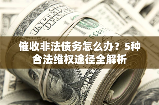 武汉催收非法债务怎么办？5种合法维权途径全解析